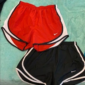 ❤️2 PAIRS🖤 of Nike Athletic Dri-Fit Tempo Shorts!